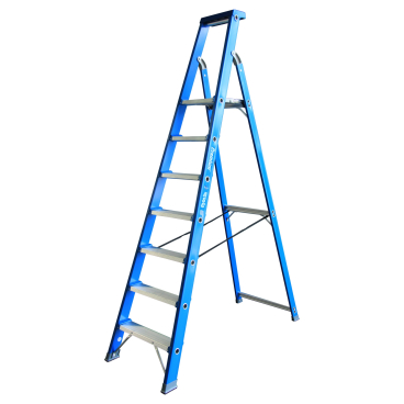 ASC Premium- Stufenstehleiter BT-7 einseitig 7 Stufen mit 3,76m Arbeitshöhe 1 Stück - Bild-Darstellung des Produktes 1