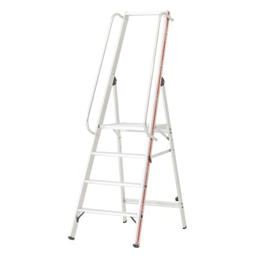 Hymer Plattformleiter mit langem Handlauf 4 Stufen 1 Stück - Bild-Darstellung des Produktes 1