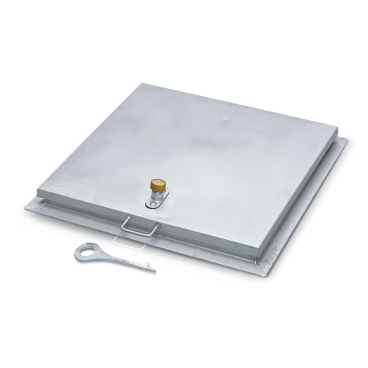 Zarges Brunnenabdeckung, eckig ohne Belüftungskamin aus Edelstahl ohne Isolierung 1000 mm x 800 mm quadratisch 1 Stück - Bild-Darstellung des Produktes 1