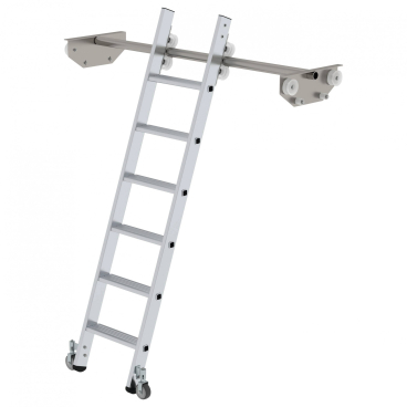 MUNK Aluminium-Regalleiter für Doppelregal 6 Stufen 1 Stück - Bild-Darstellung des Produktes 1