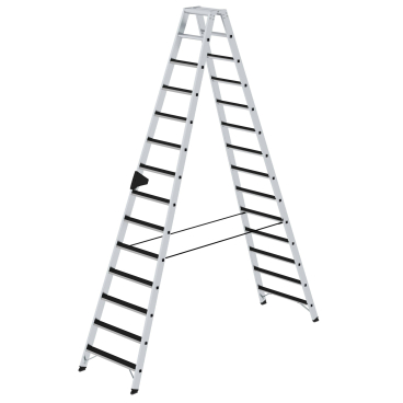 MUNK Stehleiter beidseitig begehbar mit clip-step 2x14 Stufen 1 Stück - Bild-Darstellung des Produktes 1