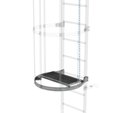 MUNK Zwischenplattform, klappbar Stahl verzinkt 1 Stück - Bild-Darstellung des Produktes 1