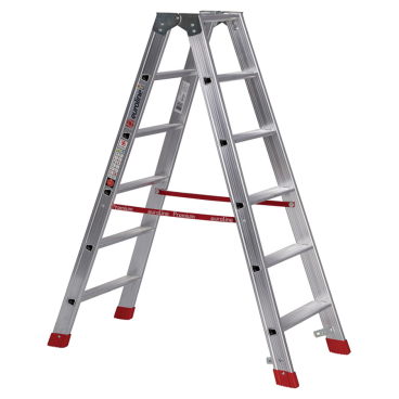 Euroline Premium 30577 Stufenstehleiter 2x6 Stufen 1 Stück - Bild-Darstellung des Produktes 1