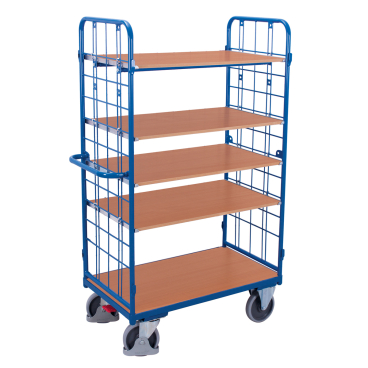 VARIOfit Etagenwagen, hoch, Stirnwände vergittert mit 5 Etagen 1200x800mm 1 Stück - Bild-Darstellung des Produktes 1