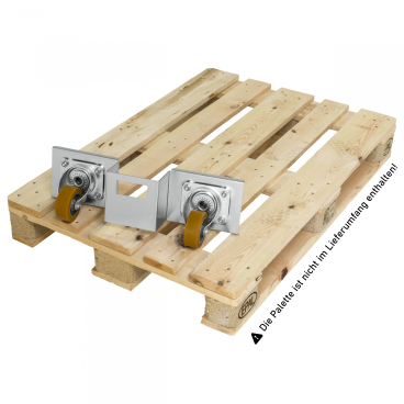 Kongamek Palettenroller verzinkt mit 2000kg Tragkraft für Euro-Paletten 1200x800mm 1 Stück - Bild-Darstellung des Produktes 1