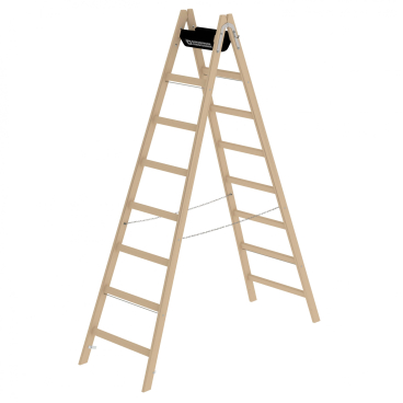 MUNK Holz Stehleiter 2x8 Sprossen 1 Stück - Bild-Darstellung des Produktes 1
