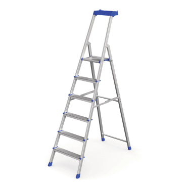 Werner Stufenstehleiter Pro Smart 6 Stufen 1 Stück - Bild-Darstellung des Produktes 1