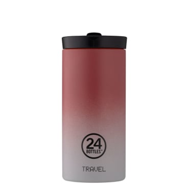 24 Bottles Travel Sport Tumbler Atlas Trinkbecher 600 ml - red-white600 ml - red-white red-white-600 ml - Bild-Darstellung des Produktes 1