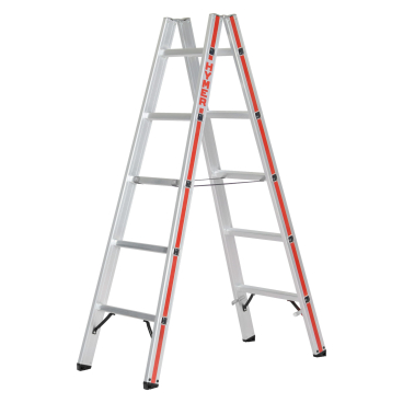 Hymer Sprossenstehleiter mit profiliertem Strangpressprofil 2x7 Sprossen 1 Stück - Bild-Darstellung des Produktes 1