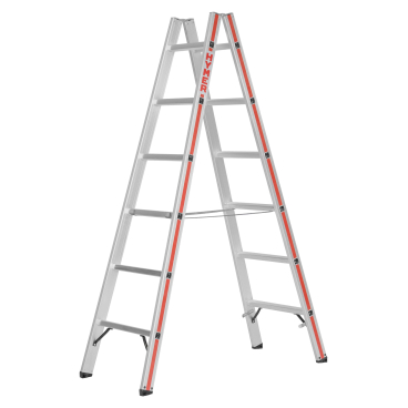 Hymer Sprossenstehleiter mit profiliertem Strangpressprofil 2x10 Sprossen 1 Stück - Bild-Darstellung des Produktes 1