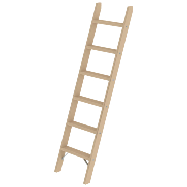 MUNK Holz-Anlegeleiter 6 Stufen 1 Stück - Bild-Darstellung des Produktes 1