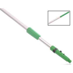 Unger Germany GmbH UNGER TelePlus™ 1,25m System Teleskopstange, Verlängerungsstange mit Sicherheitskonus, mehrteilig, 5 Elemente à 1,25 Meter = 6,20 Meter TF620