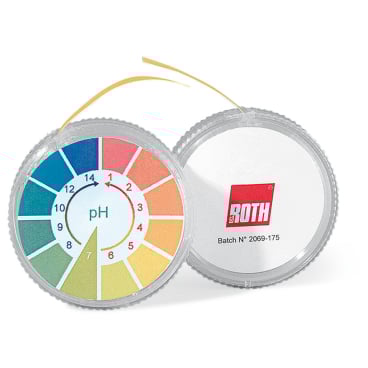 C. Roth Rotilabo-Universal-Indikatorpapier Typ Eco, pH 1,04-14,0 C. Roth Rotilabo-Universal-Indikatorpapier Typ Eco, pH 1,04-14,0 - Bild-Darstellung des Produktes 1