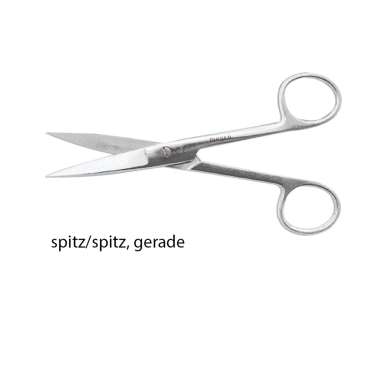 megro chirurgische Schere 14,5 cm gerade spitz/spitz megro chirurgische Schere 14,5 cm gerade spitz/spitz - Bild-Darstellung des Produktes 1