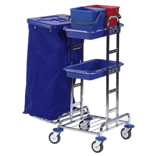 Floorstar Reinigungswagen RW 4 SOLID, verchromt