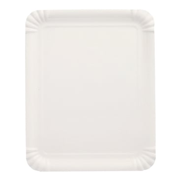 Papstar Pappteller, eckig, weiß 1 Packung = 250 Stück, Maße 16 x 20 cm - Bild-Darstellung des Produktes 1