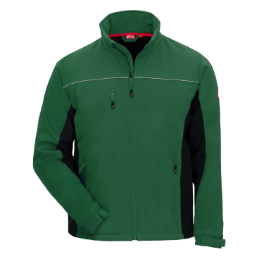 NITRAS MOTION TEX LIGHT Softshelljacke, grün/schwarz Größe 4XL - Bild-Darstellung des Produktes 1