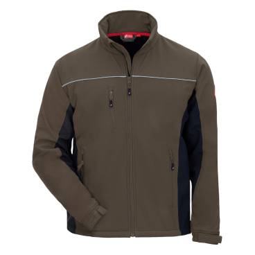 NITRAS MOTION TEX LIGHT Softshelljacke, braun/schwarz Größe 4XL - Bild-Darstellung des Produktes 1