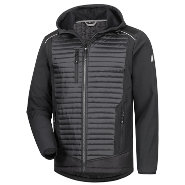 NITRAS MOTION TEX PLUS Softshelljacke, gesteppt, schwarz Größe 5XL - Bild-Darstellung des Produktes 1