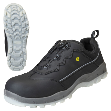 NITRAS SPORT STEP FIT Sicherheitshalbschuhe, S3, schwarz Größe 43 - Bild-Darstellung des Produktes 1