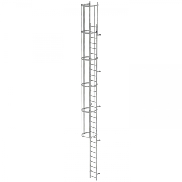 MUNK ortsfeste Steigleitern Stahl verzinkt, 8,40m SH 1 Stück - Bild-Darstellung des Produktes 1