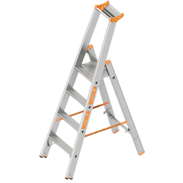Layher Topic 1064 Stufenstehleiter 4 Stufen 1 Stück - Bild-Darstellung des Produktes 1