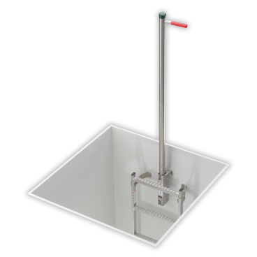 Hailo Einholm- Einstiegshilfe versenkbar 44x44mm Edelstahl 1.4301/ASTM304 1 Stück - Bild-Darstellung des Produktes 1