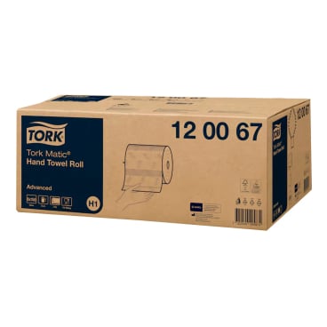 Tork Matic® Handtuchrollen, H1-kompatibel, 2-lagig, weiß 1 Palette = 28 Kartons à 6 Rollen - Bild-Darstellung des Produktes 1