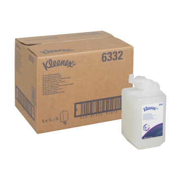 KLEENEX® Haar- und Körpershampoo 1 Karton = 6 Flaschen á 1000 ml - Bild-Darstellung des Produktes 1