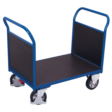 VARIOfit Doppel-Stirnwandwagen mit Siebdruckplatte 1000kg Tragkraft 1995x800mm Doppel Stirnwandwagen 1t XL - EasySTOP Transportwagen - Bild-Darstellung des Produktes 1