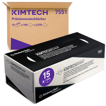 KIMTECH SCIENCE* Präzisionstücher, weiß 1 Box à 196 Tücher - Bild-Darstellung des Produktes 1