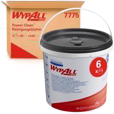 WYPALL* Reinigungstücher im Spendereimer 1 Karton = 6 Eimer á 90 Tücher - Bild-Darstellung des Produktes 1