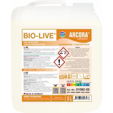 BIO-LIVE Biologischer Reiniger und Geruchstilger 5 Liter - Kanister - Bild-Darstellung des Produktes 1