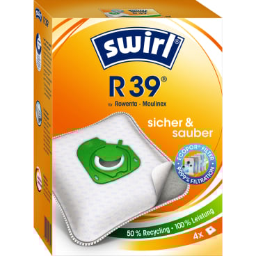 Swirl® R 39 Ecopor® Staubsaugerbeutel 1 Packung = 4 Stück - Bild-Darstellung des Produktes 1
