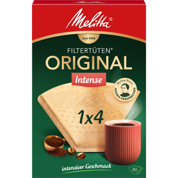 Melitta® Filtertüten® 1x4/80 Original Intense 1 Packung = 80 Stück - Bild-Darstellung des Produktes 1