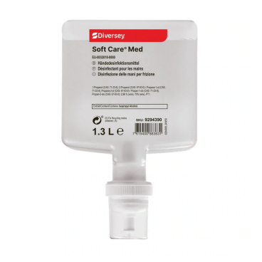 Soft Care MED Händedesinfektionsmittel, gebrauchsfertig 1,3 Liter - Kartusche - Bild-Darstellung des Produktes 1