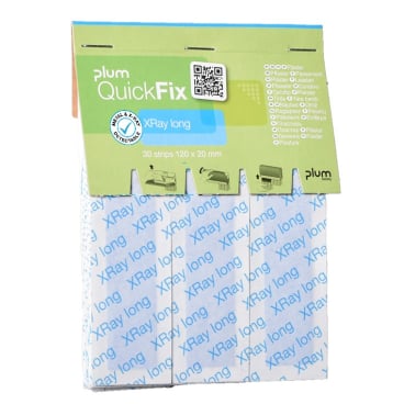 Plum QuickFix XRay Long Pflaster, blau 1 Packung = 30 Stück - Bild-Darstellung des Produktes 1