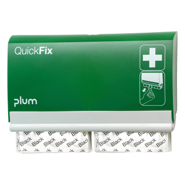 Plum QuickFix Black Pflasterspender 1 Spender, inkl. 2 x 45 schwarze Pflaster - Bild-Darstellung des Produktes 1