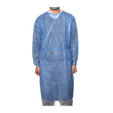 MaiMed® Coat Protect Schutzkittel, unsteril, blau 1 Karton = 10 Packungen à 10 Stück - Bild-Darstellung des Produktes 1