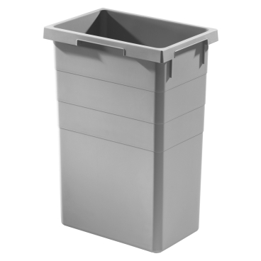Hailo Inneneimer 38l aus Kunststoff signalgrau für ProfiLine Öko 35/XL 1 Stück - Bild-Darstellung des Produktes 1