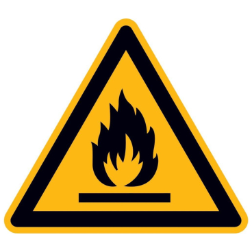 Wolk Warnschild Alu 200 mm feuergefährliche Stoffe Wolk Warnschild Alu 200 mm feuergefährliche Stoffe - Bild-Darstellung des Produktes 1