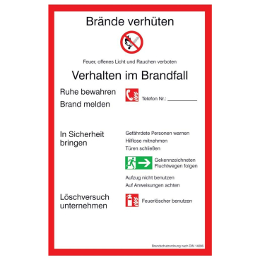 Wolk Brandschutzordnung (PVC) 200 x 300 mm Wolk Brandschutzordnung (PVC) 200 x 300 mm - Bild-Darstellung des Produktes 1