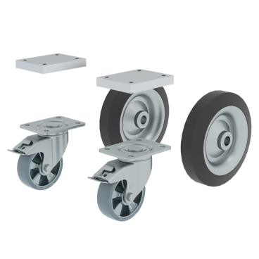 MUNK Rollensatz elektrisch ableitend für Tankwagenleiter 1 Stück - Bild-Darstellung des Produktes 1