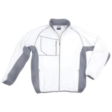 fortis Fleecejacke Champ, Gr. S, weiß/grau fortis Fleecejacke Champ, Gr. S, weiß/grau - Bild-Darstellung des Produktes 1