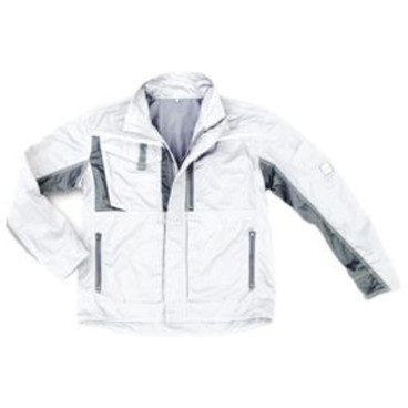 fortis Arbeitsjacke Champ, Gr. S, weiß/grau fortis Arbeitsjacke Champ, Gr. S, weiß/grau - Bild-Darstellung des Produktes 1