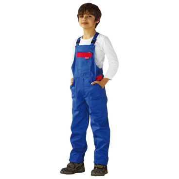 Planam Kinderlatzhose,100%BW,292g/qm,134/140, kornblau/rot Planam Kinderlatzhose,100%BW,292g/qm,134/140, kornblau/rot - Bild-Darstellung des Produktes 1