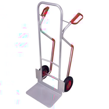 VARIOfit Aluminiumkarre große Schaufel 200kg Tragkraft mit Kunststoffgleitkufen Luftbereifung 1 Stück - Bild-Darstellung des Produktes 1
