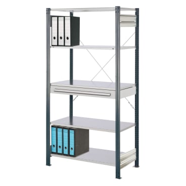 Kappes ®RasterPlan Steckregale 2000x1000x500mm Modell 1 anthrazitgrau 1 Stück - Bild-Darstellung des Produktes 1