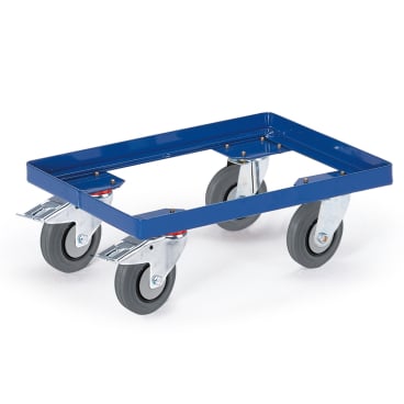 Rollcart Fahrrahmen 610x410mm Winkelstahl mit TPE-Bereifung und 2 Feststellern 1 Stück - Bild-Darstellung des Produktes 1
