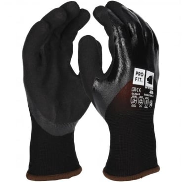 Fitzner Winterhandschuhe Double Tril, schwarz 1 Packung = 6 Paar, Größe 10 - Bild-Darstellung des Produktes 1